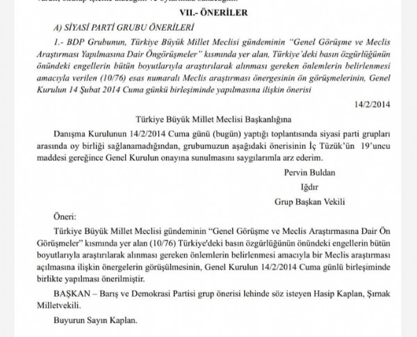 HDP'li Buldan Mersin'de bir polisi şehit eden teröristin serbest bırakılması için Meclis'e önerge vermiş